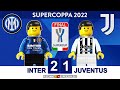 Supercoppa Italiana 2022 • Inter vs Juventus 2-1 • Italian Super Cup 🏆 Lego Football Highlights
