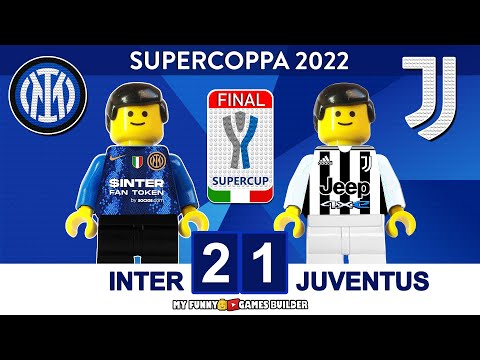 Supercoppa Italiana 2022 • Inter vs Juventus 2-1 • Italian Super Cup 🏆 Lego Football Highlights