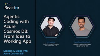 Agentic Coding with Azure Cosmos DB: From Idea to Working App