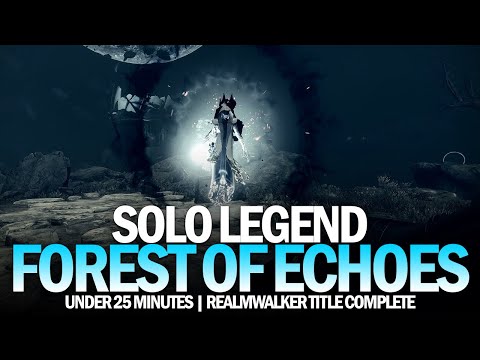 Solo Legend Shattered Realm Forest of Echoes - Under 25 Minutes / Realmwalker Complete [Destiny 2]