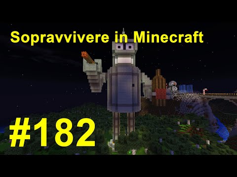 Sopravvivere in Minecraft Ep. 182 - La statua di Bender di Futurama