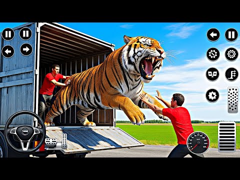 Animal Cargo Truck Simulator Game 3D 🐯 - Animal Transport Cargo Truck 2026 🐘 - Android Gameplay! 🚚