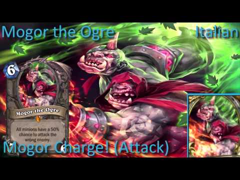 Mogor The Ogre card sounds in 12 languages -Hearthstone✔