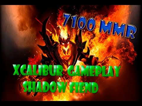 Dota 2 | Xcalibur play Shadow Fiend 7100 MMR "RAMPAGE" | Gameplay