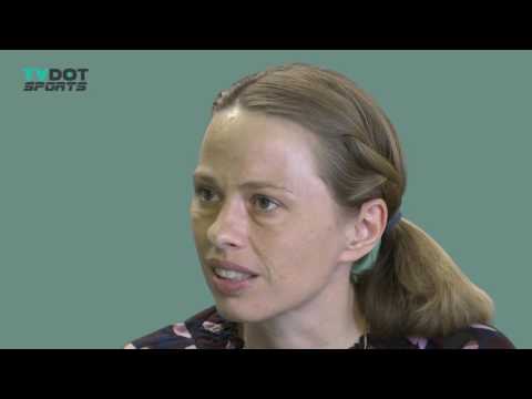 Trine Gravholm, OB - Bordtennis og Kaj Jeppesen, sportschef Marienlyst Volley