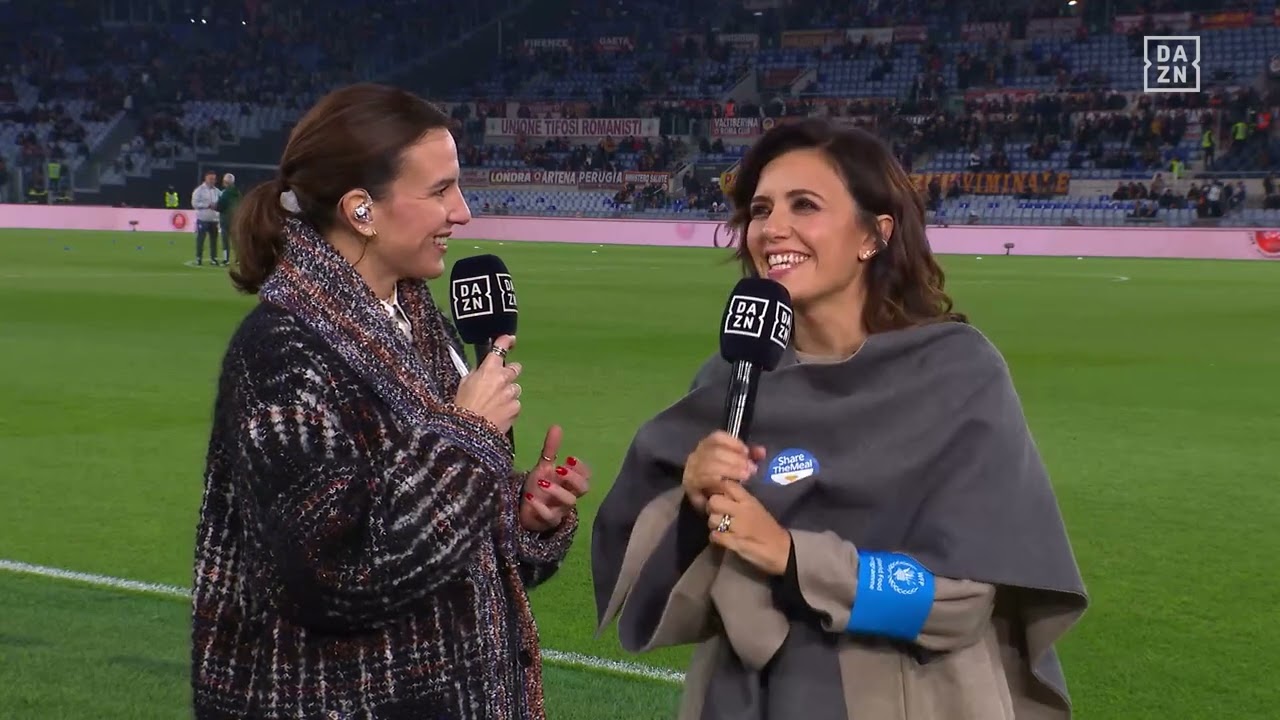 Serena Rossi, Goodwill Ambassador del WFP, intervista da DAZN su ShareTheMeal, 30 novembre 2025