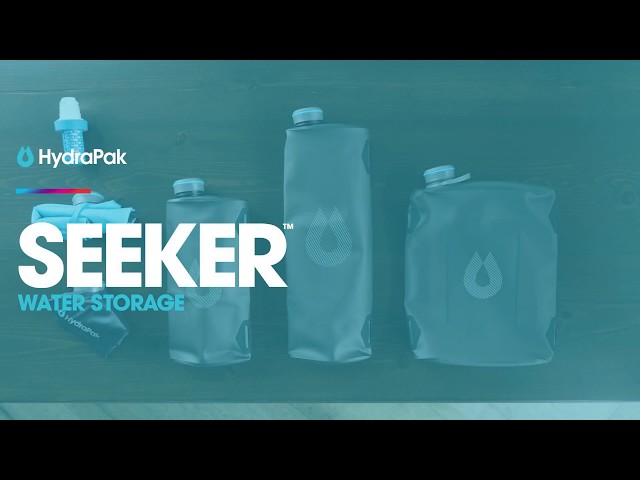 Botella De Agua Hydrapak Seeker 4L - Flexible, De TPU Resistente, Ideal Para Camping
