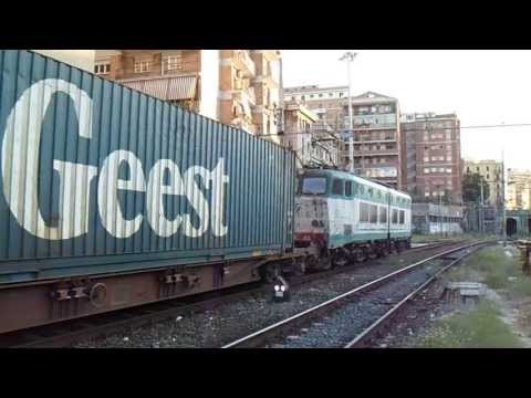 E655.453 sul TCS 57002 Pomezia - Gallarate, in partenza da Roma Tuscolana