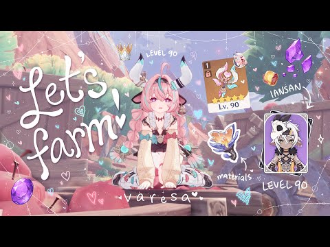 10 days of prefarming & building for varesa ʚ♡⃛ɞ iansan ‎⋆ ˚ ⁺˖🐮♡𓈒ㅤׂ what a cute character💗𝜗᭪₊˚⭒˚