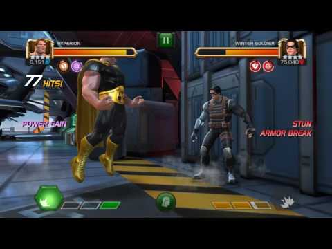 Mcoc: R5 Hyperion Gameplay Vs RoL Winter Soldier