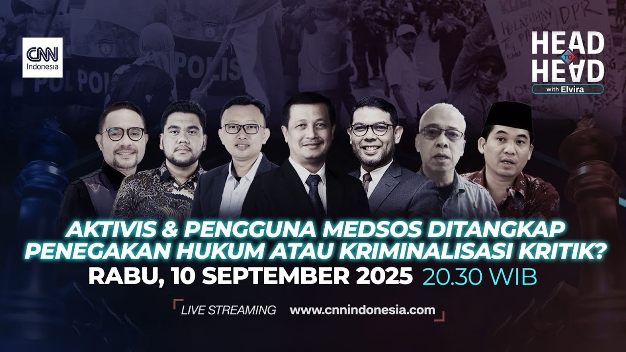 Aktivis & Warganet Ditangkap, Penegakan Hukum atau Kriminalisasi Kritik? Head to Head with Elvira