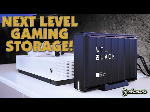 WD_BLACK 8TB D10 Game Drive - Portable External Hard Drive HDD Compatible with Playstation, Xbox, PC, & Mac - WDBA3P0080HBK-NESN video review thumbnail