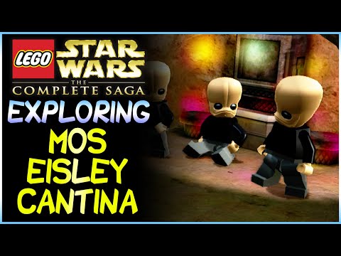Exploring LEGO Hub Worlds | MOS EISLEY CANTINA (LEGO Star Wars: The Complete Saga)