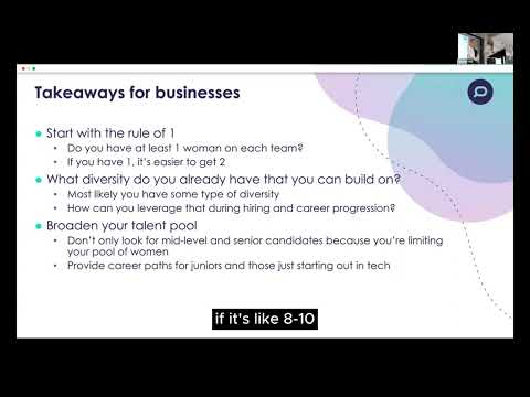 Women of Search - Getting Women into Tech. Main Takeaways [2023]