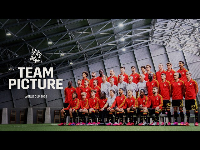 Our team picture for the World Cup 2026 | #REDDEVILS