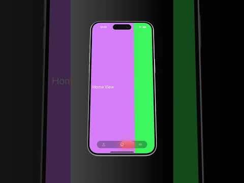 🚀 Custom Tab Bar with Glowing Effects in SwiftUI 🌟