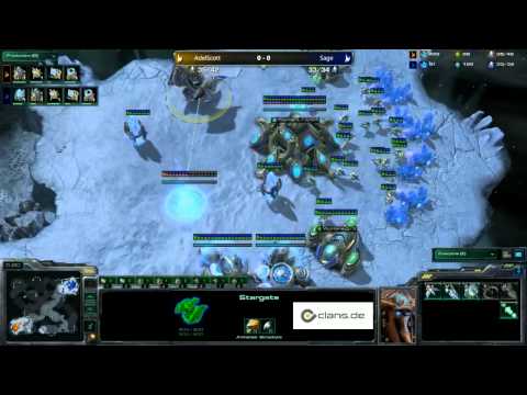 Grand Final Sage vs. Adelscott - Game 1 - clans.de HotS Invitational by inStarcraft.de