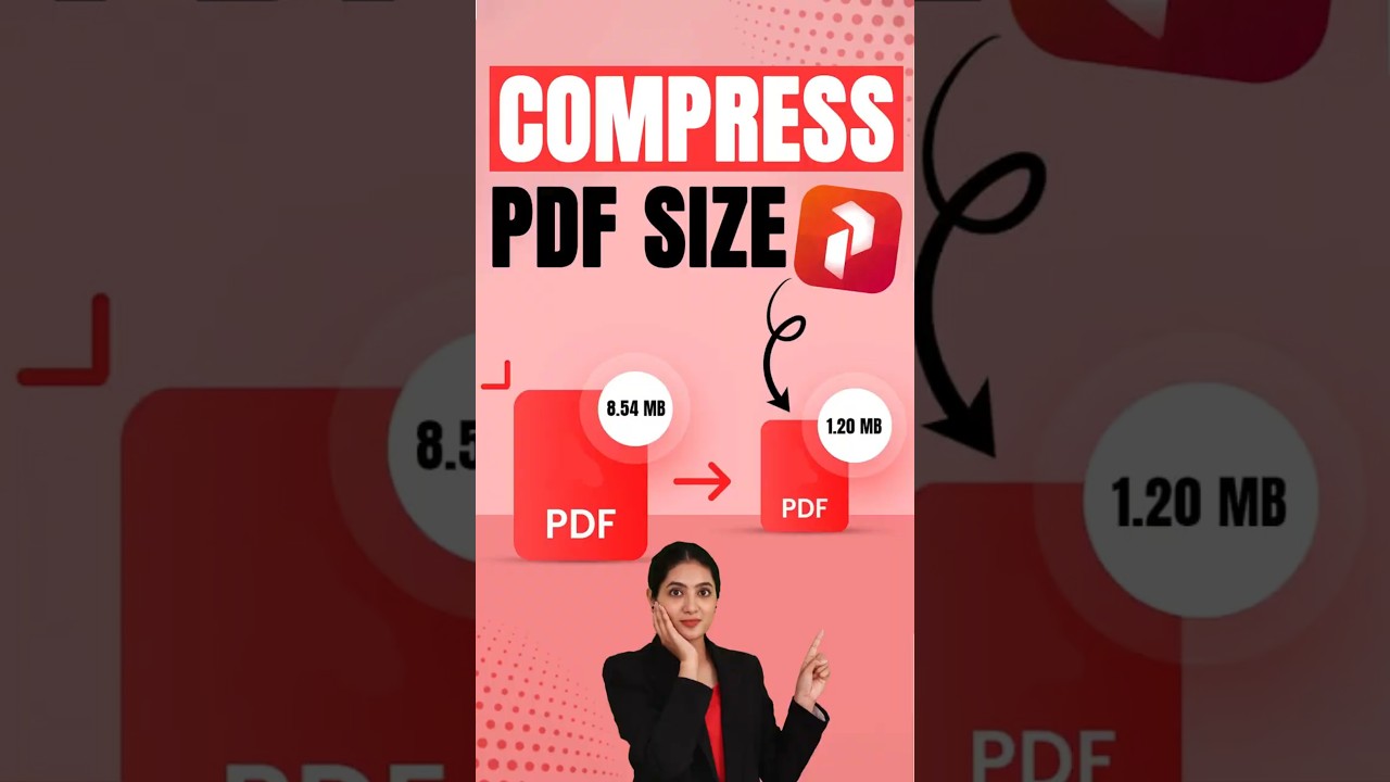 Compress PDF Size Fast! | Reduce PDF File Without Losing Quality (PC) #compresspdf #pdfeditor #win