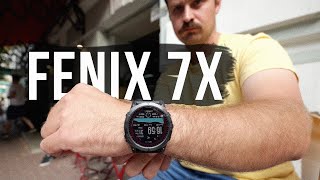 Garmin Fenix 7X Sapphire Solar Titanium w. Chestnut Leather Band (010-02541-19) - відео 1