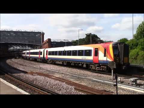 South West Trains class 444 033 + 045 at Bournemouth 26.08.2017