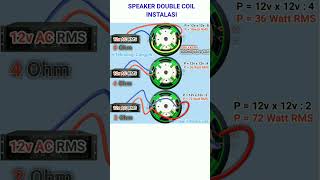Download lagu Cara instalasi Speaker double coil vs watt yang dihasilkan #audio #sound #youtubeshorts mp3