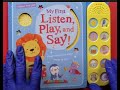 My First Listen Play And Say INTERACTIVE