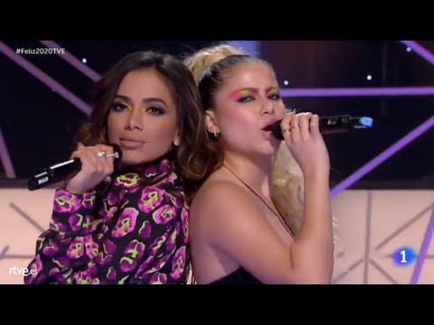 Sofia Reyes y Anitta cantan R.I.P. En Vivo (¡Feliz 2020! - TVE La 1) // Espanha