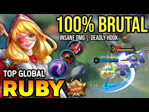RUBY BEST BUILD 2023 | TOP GLOBAL RUBY GAMEPLAY | MOBILE LEGENDS✓