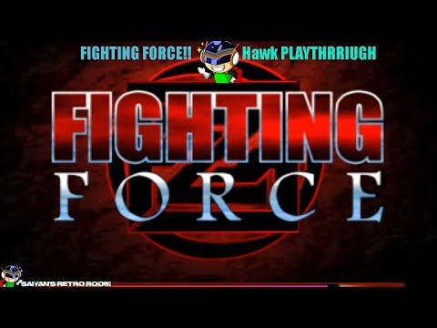 PS1 Fighting Force Hawk Playthrough 60FPS (Duckstation)