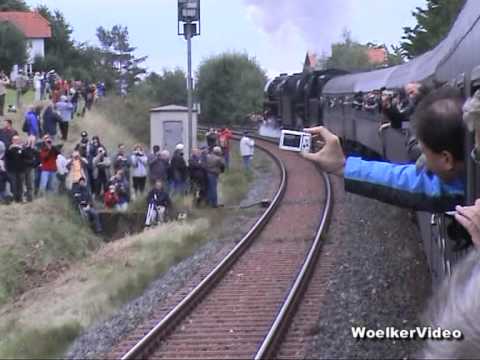 160 Jahre "Schiefe Ebene", Dampfzug mit 01 533, 23 042;; 57 2770