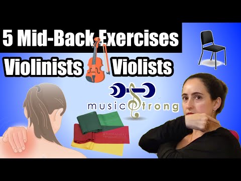 5 Mid-Back Exercises | Injury Prevention for Violinists & Violists