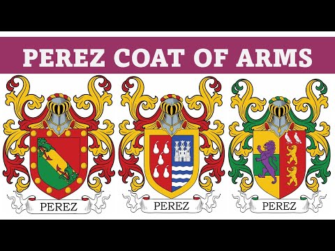 Perez Coat of Arms & Family Crest - Symbols, Bearers, History