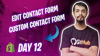 How edit Contact form in Shopify dawn theme 👉 Create Custom contact form in shopify store
