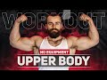 The BEST HOME UPPER BODY WORKOUT - 20 Min Follow Along (NO EQUIPMENT NEEDED)