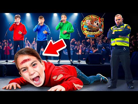 LITTLE BOY GETS KICKED OUT OF BURGER FRIES CONCERT!😱