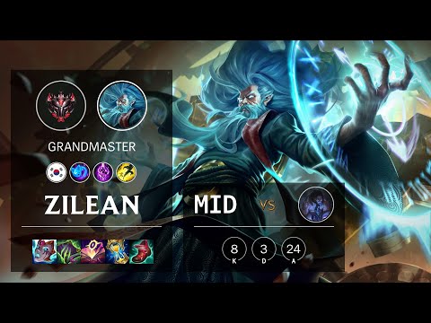 Zilean Mid vs Sylas - KR Grandmaster Patch 11.21