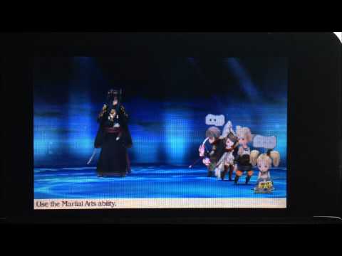 Bravely Default - Battling the Time Mage and Spell Fencer Job Masters