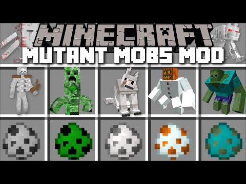 MC Naveed - Minecraft - Minecraft MORE MUTANT CREATURES MOBS MOD / DON'T GET MUTATED IN TO A GOLEM !! Minecraft Mods