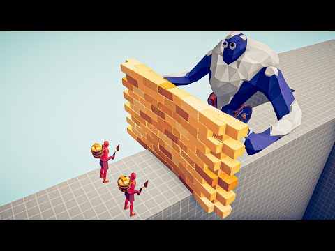 2x ARCHITECTS vs STRONG UNITS - Totally Accurate Battle Simulator TABS