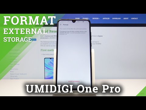 How to Fix Memory Card in UMIDIGI One Pro - Format SD / Free Up External Storage