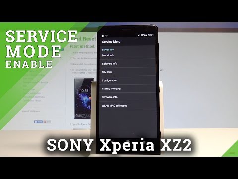 How to Enter Service Mode in SONY Xperia XZ2 - SONY Service Menu |HardReset.Info