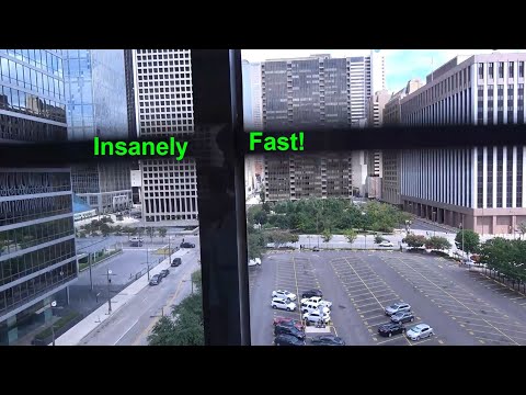 INSANELY FAST! Otis Elevonic 401 Traction Parking Elevators at BOAP in Downtown Dallas, TX.