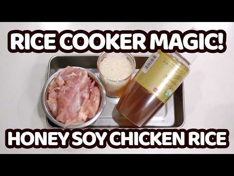 Addictive Rice Cooker Honey Soy Chicken Rice