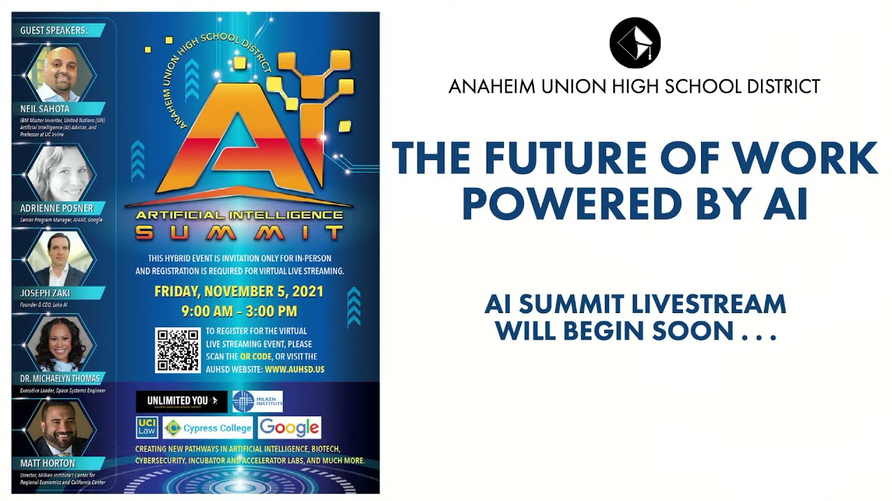 11/5 AUHSD AI Summit: Part 1 (Morning Session)