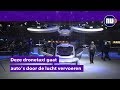 Drone die auto optilt voor het eerst getoond in Amsterdam