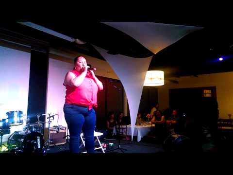 Akyba singing "Get Here " by Oleta  Adams