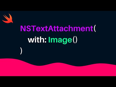 Swift: Text Attachment Basics (2022, Xcode 13) – iOS