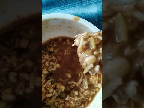 ASMR Progresso Beef and Barley Soup 🍲