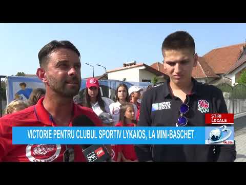 VICTORIE PENTRU CLUBUL SPORTIV LYKAIOS, LA MINI-BASCHET