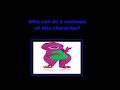 New Character Costume Ideas For 2025 Barney The Dinosaur Barney Friends Great For Halloween